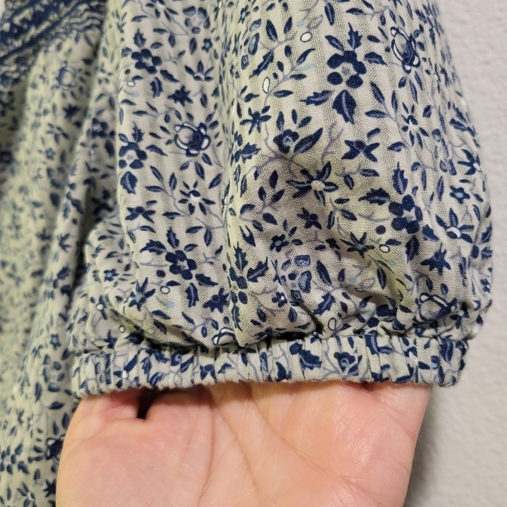 Glassware Blue Jeanette Midi Top in Florentine Floral - Picture 4 of 7